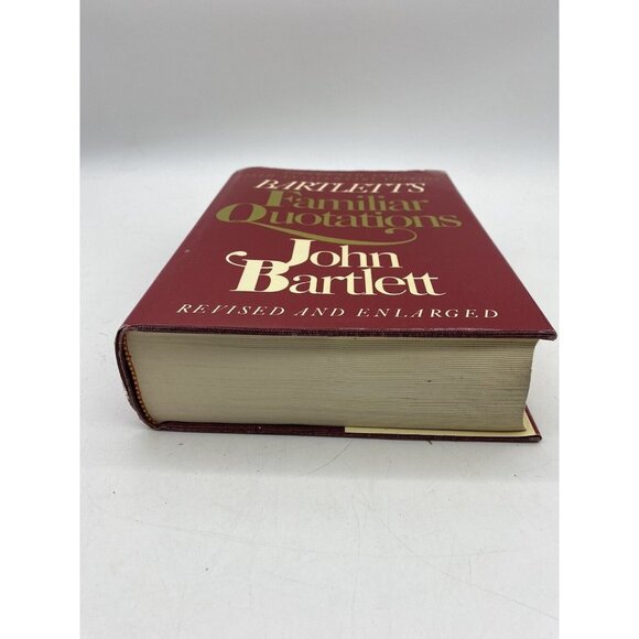 Bartlett's Familiar Quotations 15th and 125th Anniversary Edition 1980 Hardcover - Picture 5 of 16